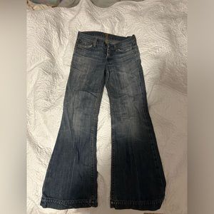 vintage low rise bootcut jeans